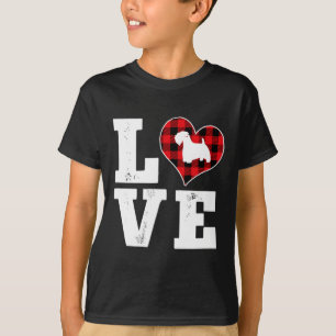 Camiseta Amor Sealyham Terrier Amante de Cachorro Para Vale