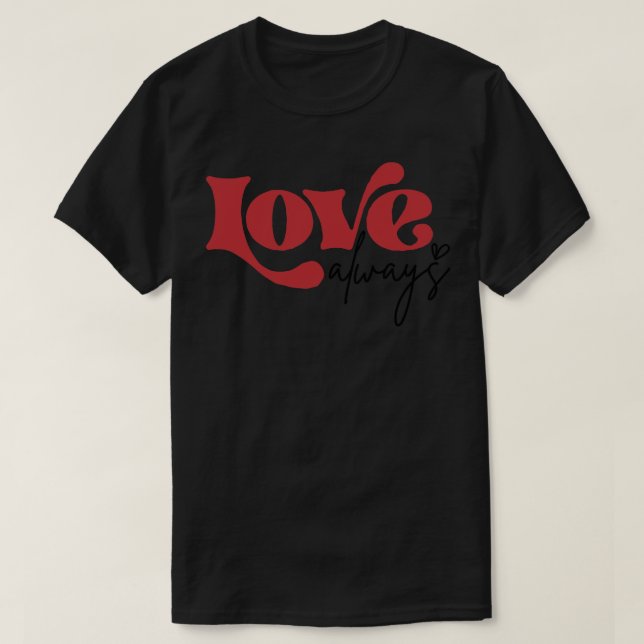 Camiseta Amor Sempre (Frente do Design)
