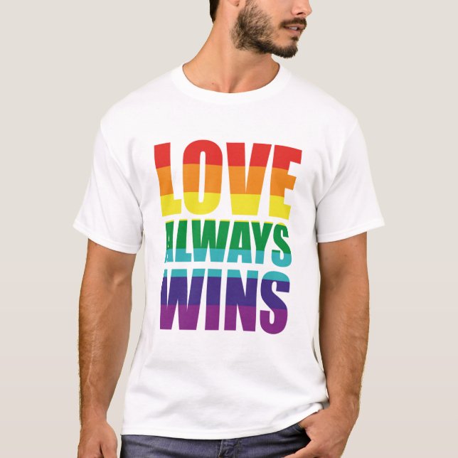 Camiseta Amor sempre ganha (Frente)