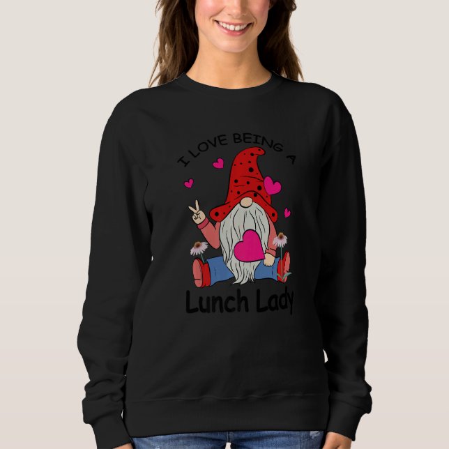 Camiseta Amor Ser Almoço Lady Gnomo Kitchen Trabalha (Frente)