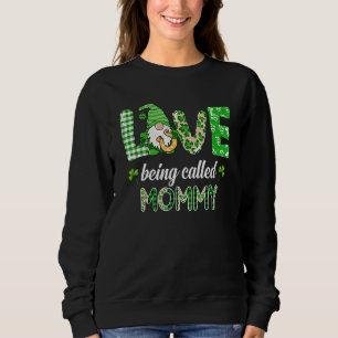 Camiseta Amor Ser Chamado Mamãe Gnomo Xadrez St Patricks Da