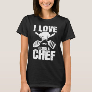 Camiseta Amor Ser Chef Especialista em Cozinhar Cook Culiná