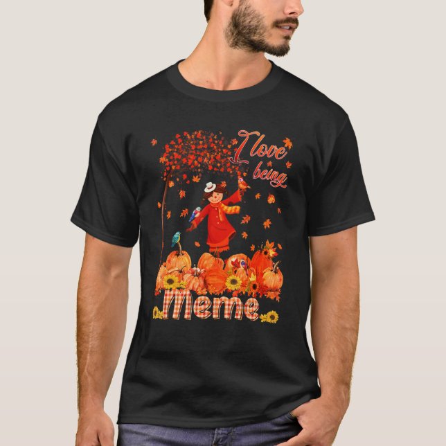 Camiseta Amor Ser Meme Ação de Graças Bomba de Sespantalho  (Frente)