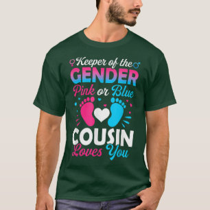 Camiseta Amor Sexo De Bebê Revela Chá Rosa Ou Azul Primo Am