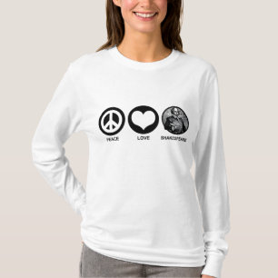 Camiseta Amor Shakespeare da paz