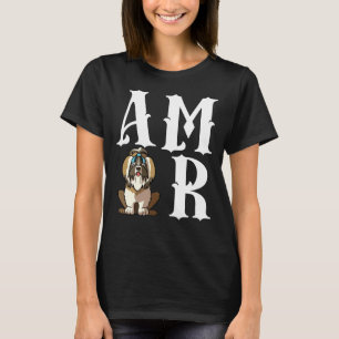 Camiseta Amor Shih Tzu Dog Mãe
