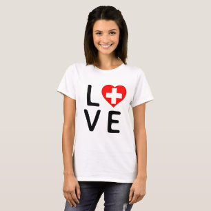 Camiseta Amor - Sinalizador de Suiça