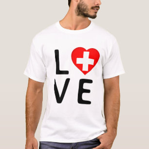 Camiseta Amor - Sinalizador de Suiça