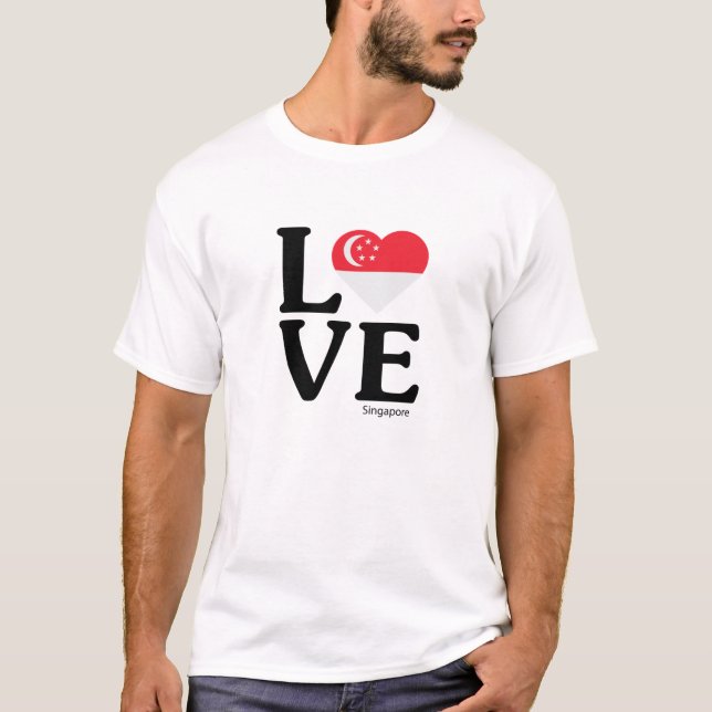 Camiseta Amor Singapura (Frente)