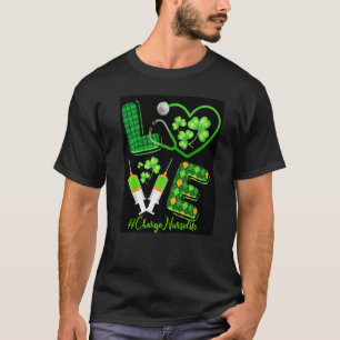 Camiseta Amor St Patrick Enfermeira Responsável Vida Trevo