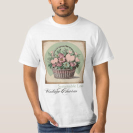 Camiseta Amor Sustentável, Charme Vintage