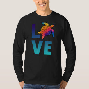 Camiseta Amor Tartaruga Marinha Mar e Oceano Ani