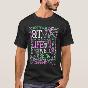 Camiseta Amor Terapia Ocupacional A Arte Palavra Cota Indep