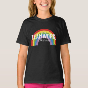 Camiseta Amor, trabalho em equipe, e todas essas coisas hip