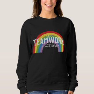 Camiseta Amor, trabalho em equipe, e todas essas coisas hip