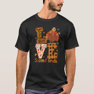 Camiseta Amor Turquia segundo Bonito De Ação De Graças No S
