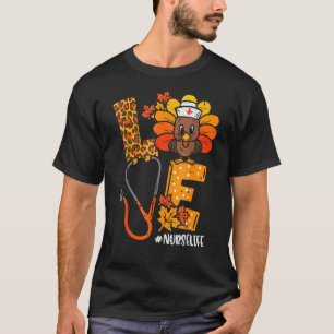 Camiseta Amor Turquia Stethoscope Enfermeira Vida Ação de G