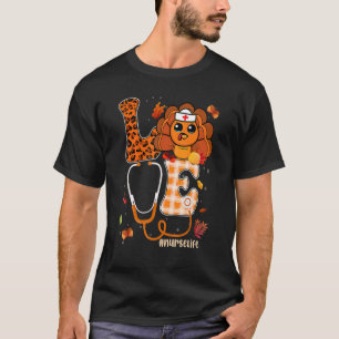 Camiseta Amor Turquia Stethoscope Enfermeira Vida Ação de G