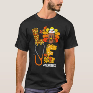 Camiseta Amor Turquia Stethoscope Enfermeira Vida Ação de G