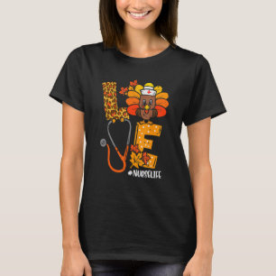 Camiseta Amor Turquia Stethoscope Enfermeira Vida Ação de G