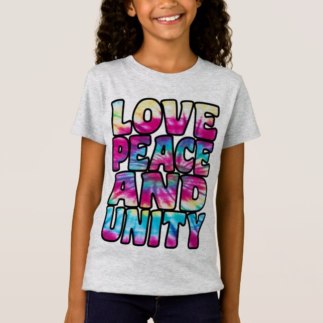 CAMISETA AMOR UNIDADE DA PAZ. (Frente)