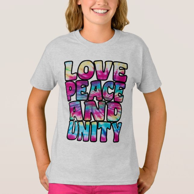 CAMISETA AMOR UNIDADE DA PAZ. (Frente)