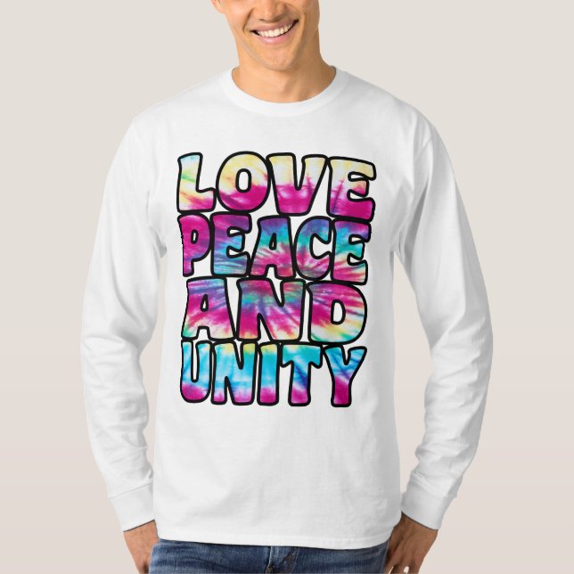 CAMISETA AMOR UNIDADE DA PAZ. (Frente)
