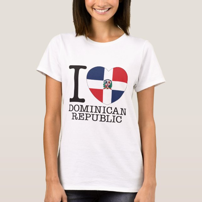 Camiseta Amor v2 da República Dominicana (Frente)