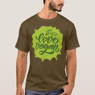 Camiseta Amor Vegan Amor Vegan Veggie Sem Carne Orgânica