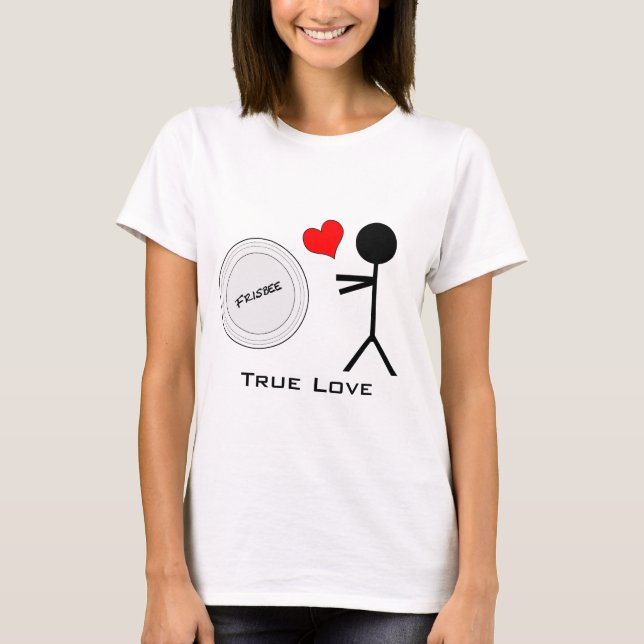 Camiseta Amor verdadeiro do Frisbee final (Frente)