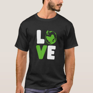 Camiseta Amor Verde Amar A Terra Mundo Amor  Homem Mulheres