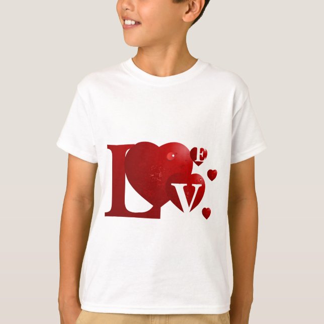 Camiseta Amor vermelho (Frente)
