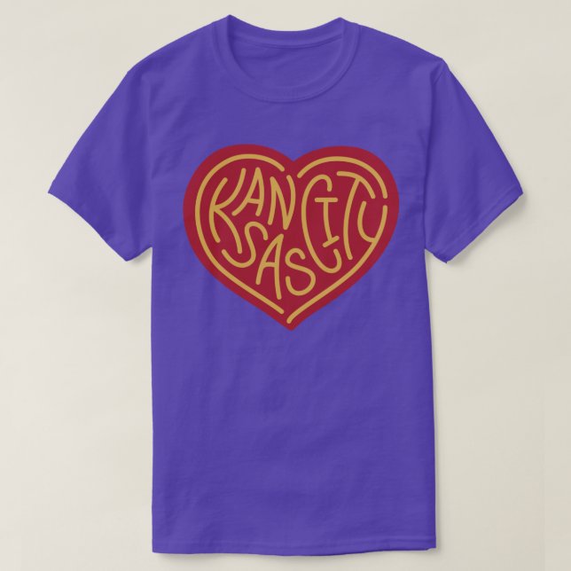Camiseta Amor vermelho x amarelo (Frente do Design)