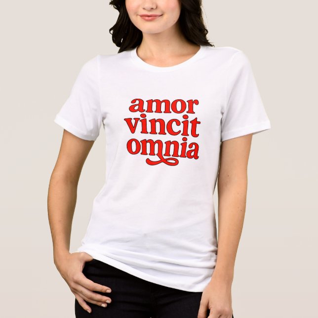 Camiseta Amor vincit omnia (Frente)