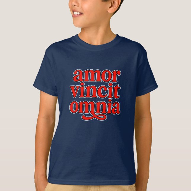 Camiseta Amor vincit omnia (Frente)