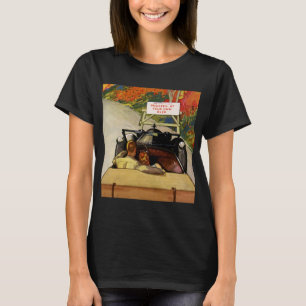 Camiseta Amor Vintage, Estrada Fechada Prossiga por Sua Con