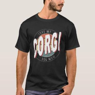 Camiseta Amor Vintage pelo meu Corgi