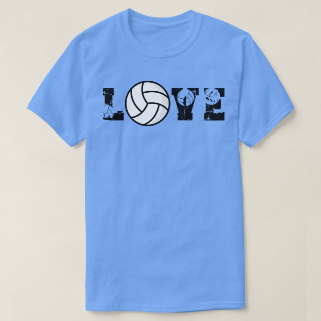 Camiseta Amor Voleibol 1 (Frente do Design)