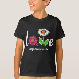 Camiseta Amor Vovó Floral Vovó Custa Vovó C