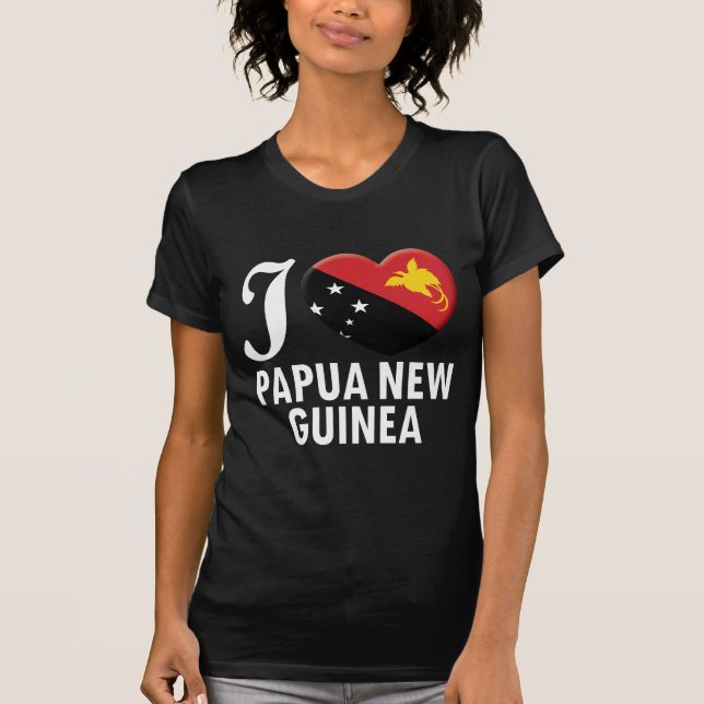 Camiseta Amor W de Papuá-Nova Guiné (Frente)