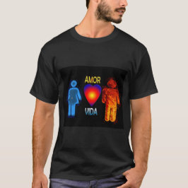 Camiseta amor y vida