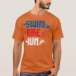 Camiseta Amorador do Triathlon Athleton da natação Bike Run