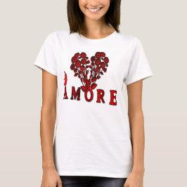 Camiseta AMORE- camisola de alças