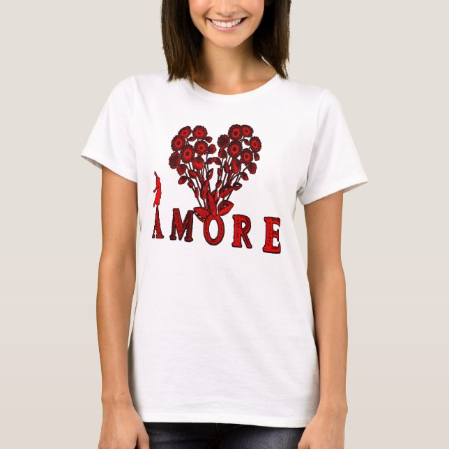 Camiseta AMORE- camisola de alças (Frente)