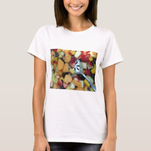 Camiseta Amortecimento Colorido de Frutas