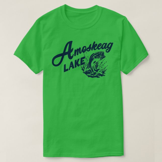 Camiseta amoskeag lakeTShirt (Frente do Design)