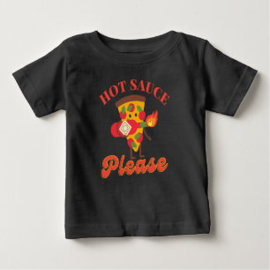 CAMISETA AMOSTRA QUENTE, POR FAVOR - AMAMENTADOR DE PIZZA Q