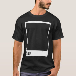 Camiseta Amostras De Tinta De Cor De Azeitona Grupo De Figu