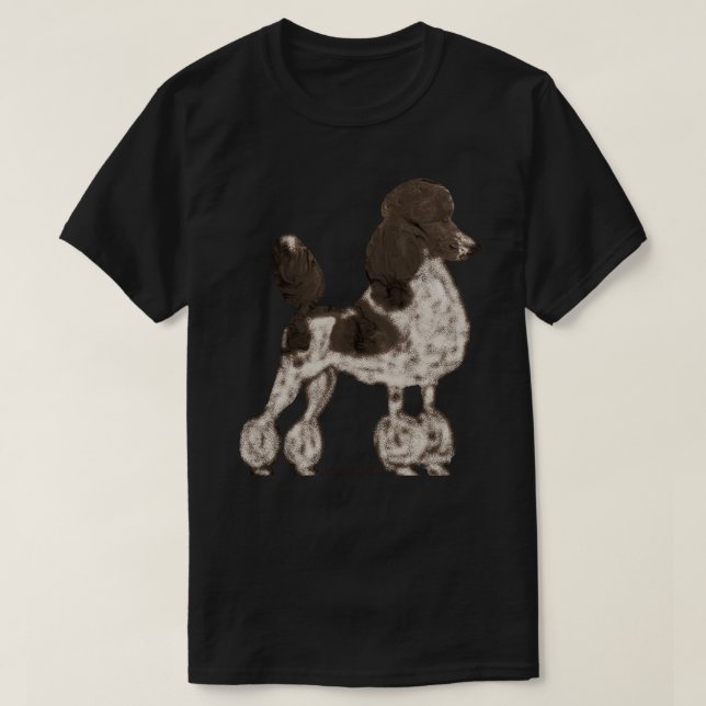 Camiseta &amp;39;s a poodle Efetch.png (Frente do Design)
