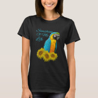 &amp azul; Papagaio Dourado Girassol